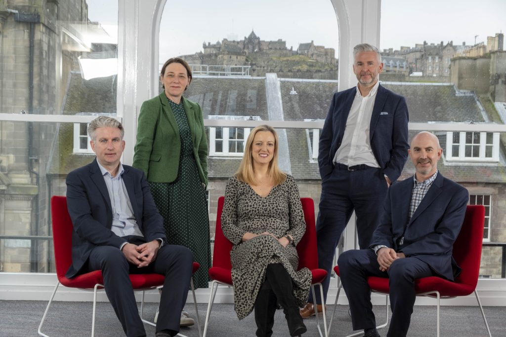 Alan Campbell, Partner at AAB. Paula Fraser, Business Unit Head – Private Client. Lyn Calder, Managing Partner Edinburgh. Mark Bell, Partner at AAB Consulting. Andy Shaw, Partner at AAB.