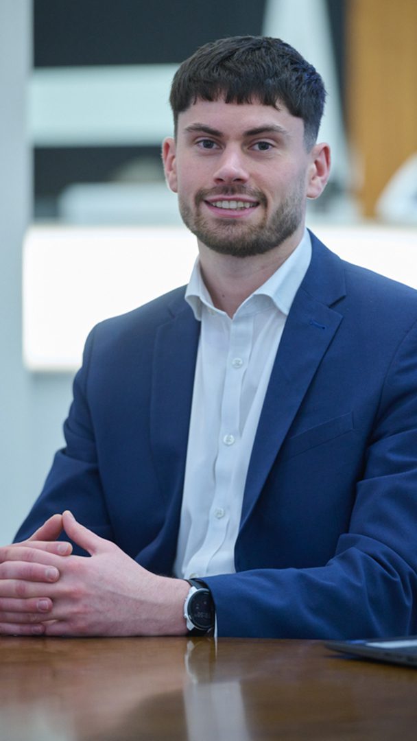 Rob Smith smiling at camera