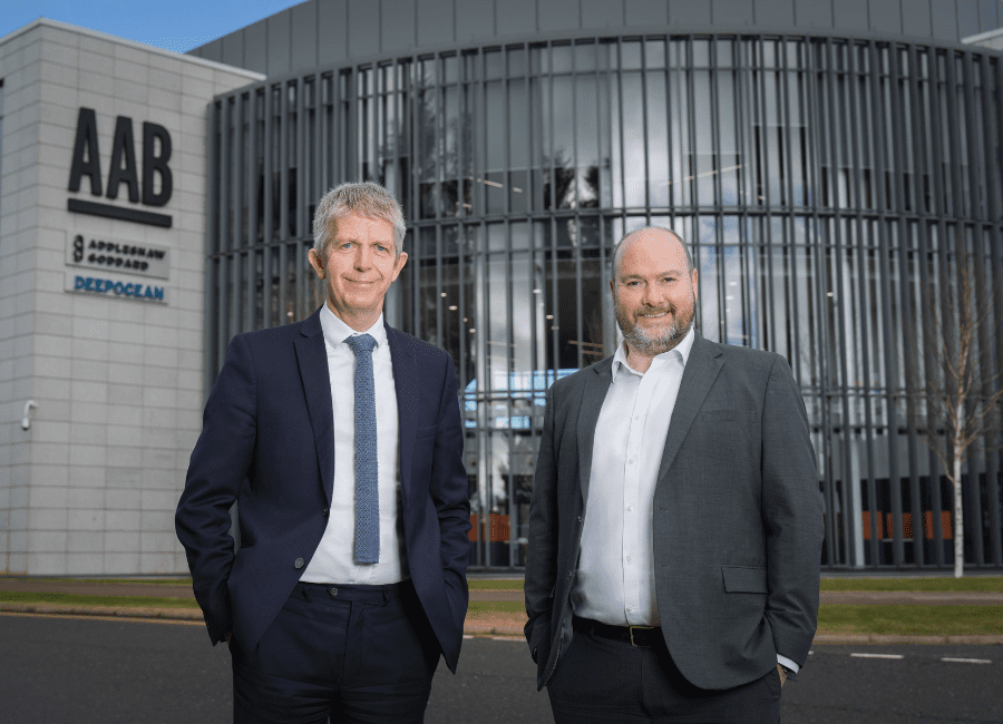 Derek Mair and Graeme Allan, in AAB's announcement of a new Head of Office in Aberdeen