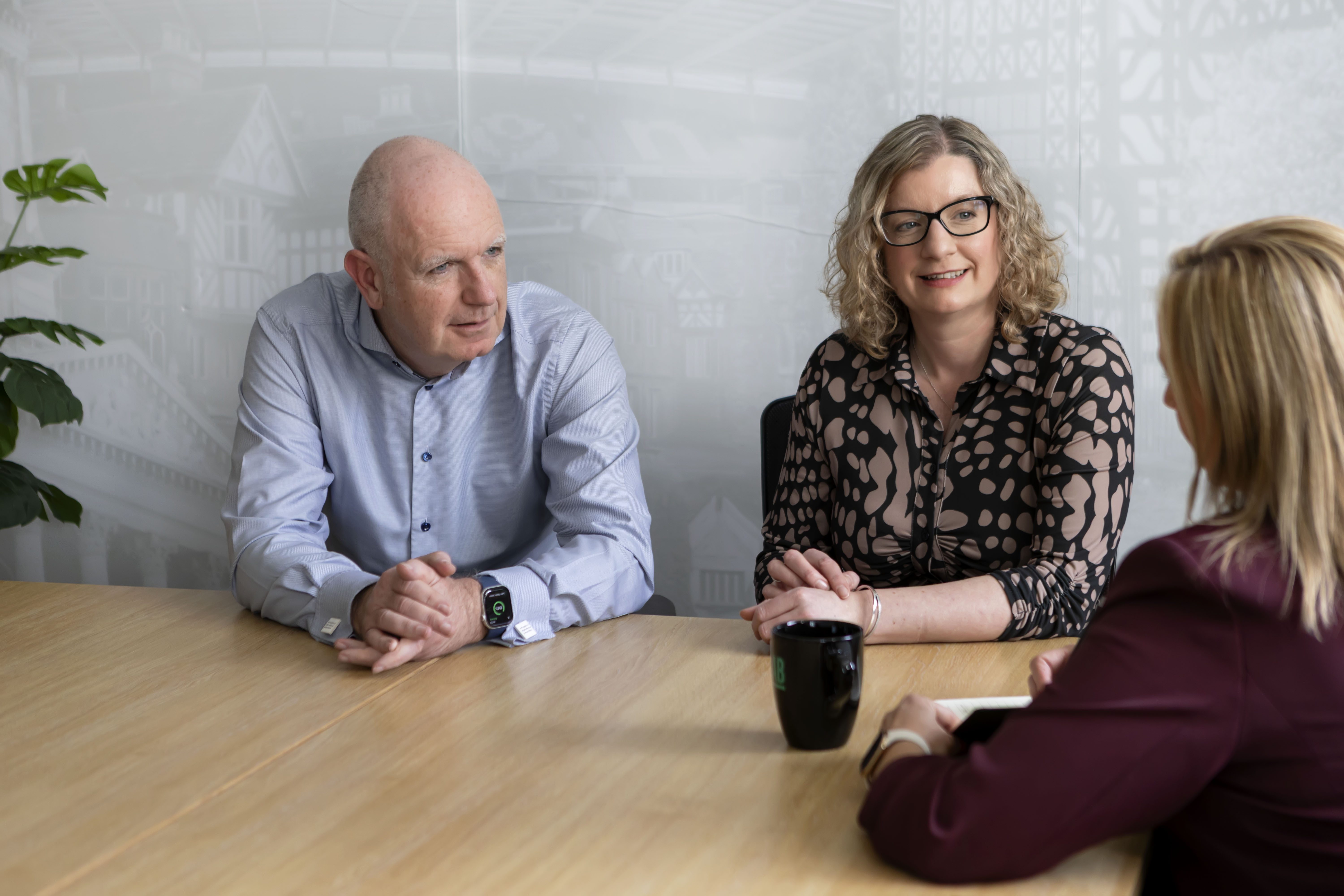 AAB Expands its English Footprint, image of Chris Harland, Emma Woods and Jo Waddicker
