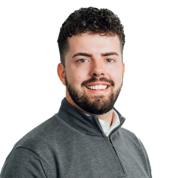 Kieran Masterson smiling at the camera.