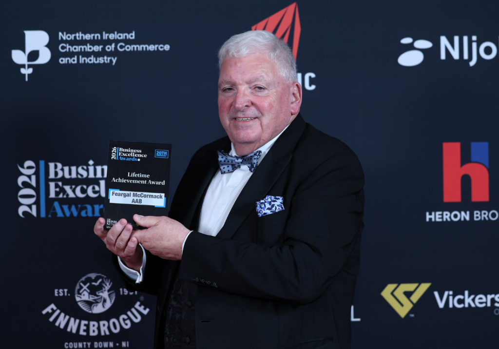 Feargal McCormack Honoured At Irish News Business Excellence Awards