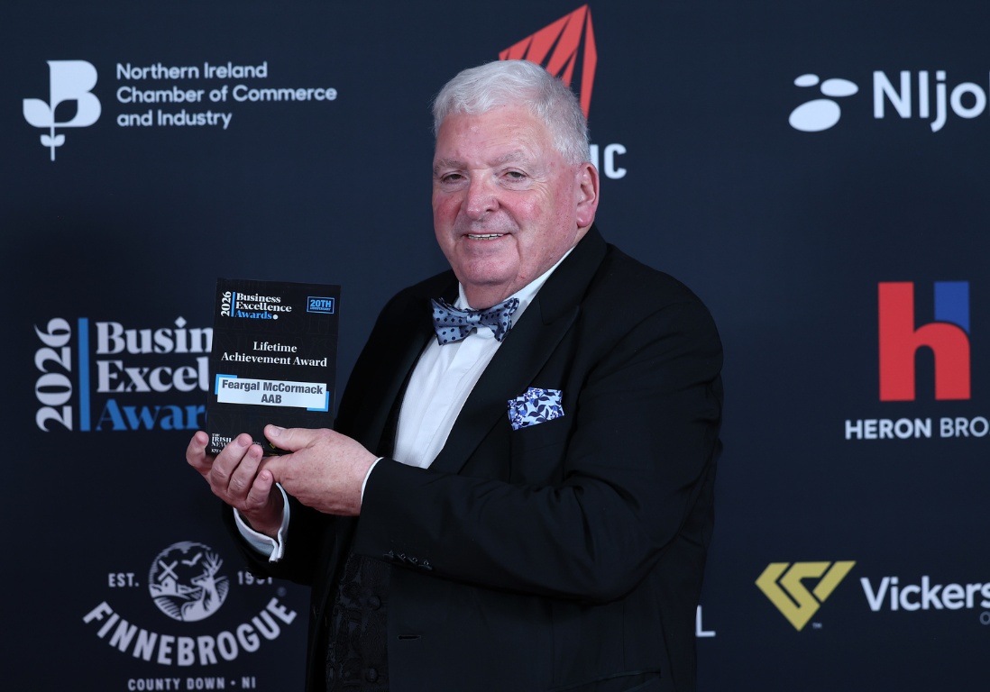 Feargal McCormack Honoured At Irish News Business Excellence Awards