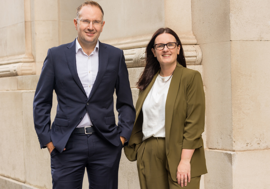 AAB strengthens London presence, Office of the CFO Partner Chris Guy and Head of Office of the CFO Lauren McCluskey